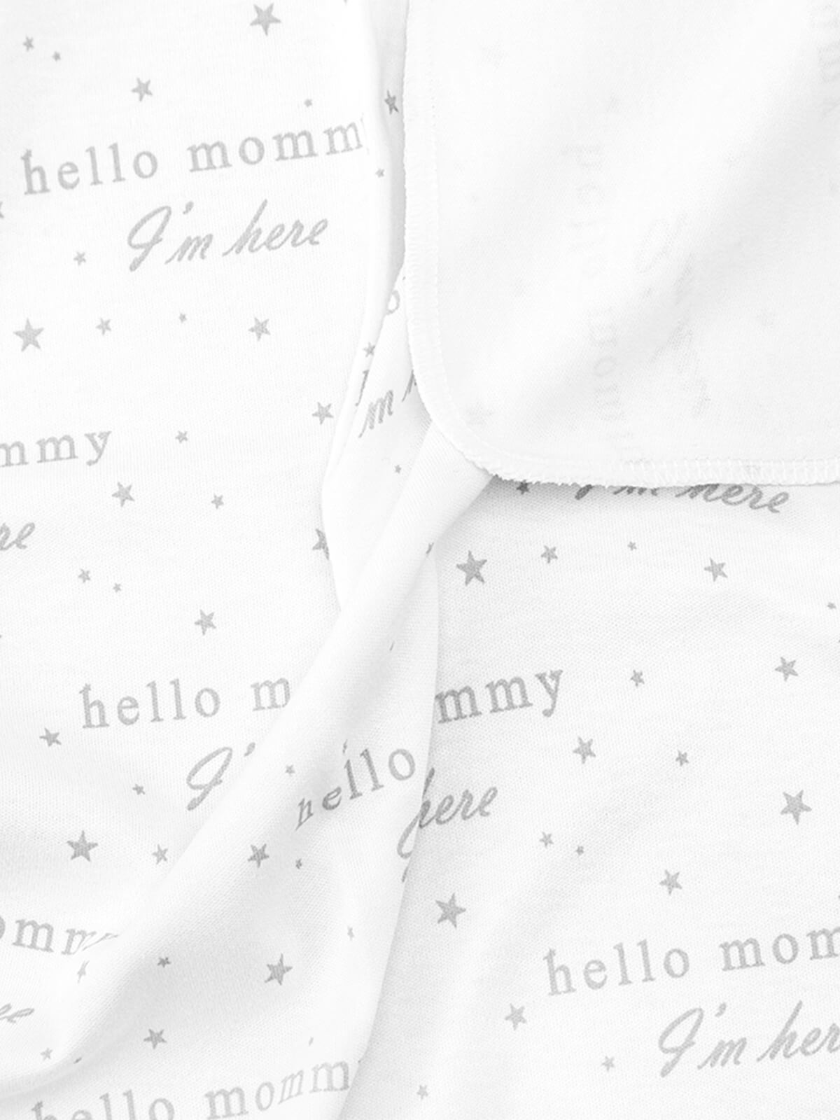 Пелёнка Mjolk Солнце-Луна/Grey/Hello Mommy трикотаж 80х80 см 3 шт. - фото 3