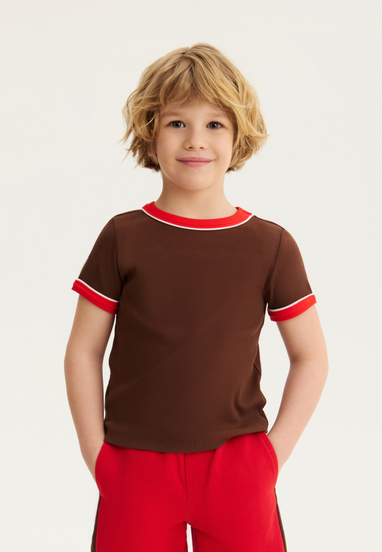 Футболка Junion 904463.TTSH0031-Brown-2 - фото 1