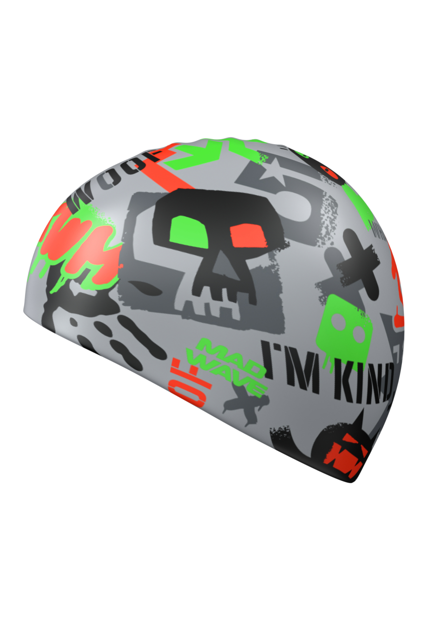 Шапочка для плавания Mad Wave I'm kind - фото 3