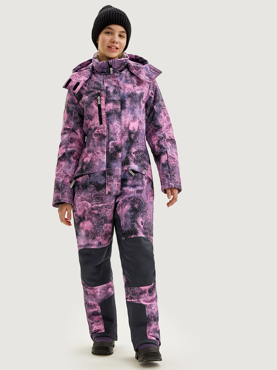 Комбинезон NIKASTYLE 8з3625 сухая роза/графит - фото 1