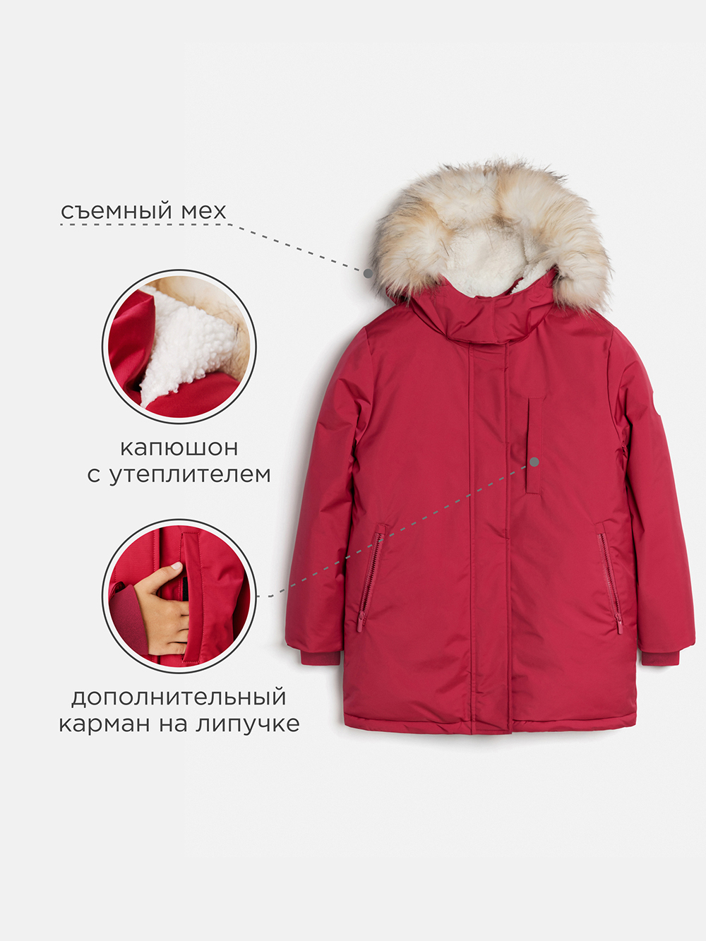 Пальто Acoola 20230770004_0081405 - фото 6