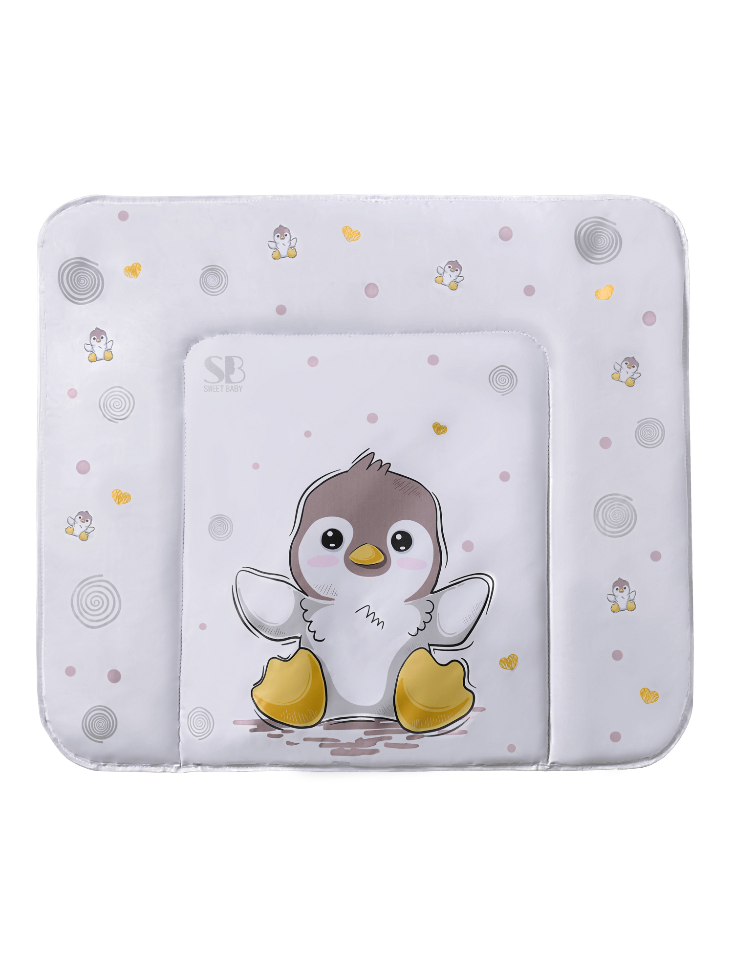 Матрас для пеленания Sweet Baby 80х71 пингвин бежевый - фото 5