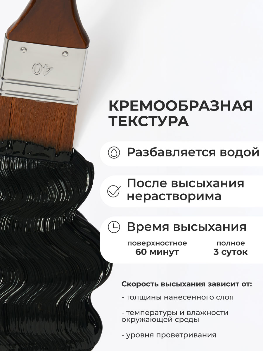 Краски акриловые Малевичъ 1 цв. - фото 2