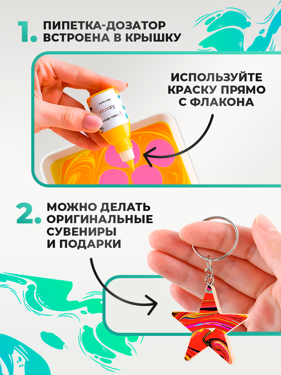 Акварисование Планета творчества эбру - фото 7