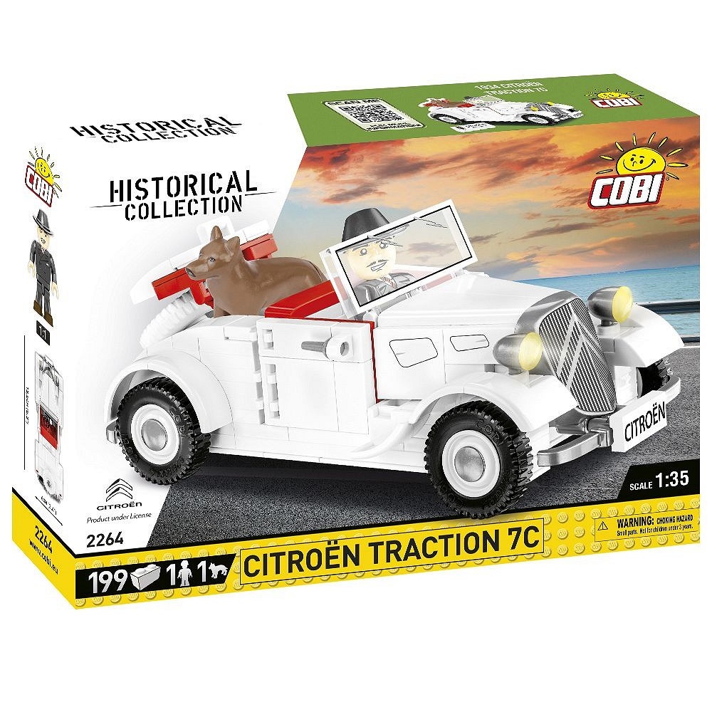 Конструктор COBI Автомобиль Citroen Traction блочный - фото 1