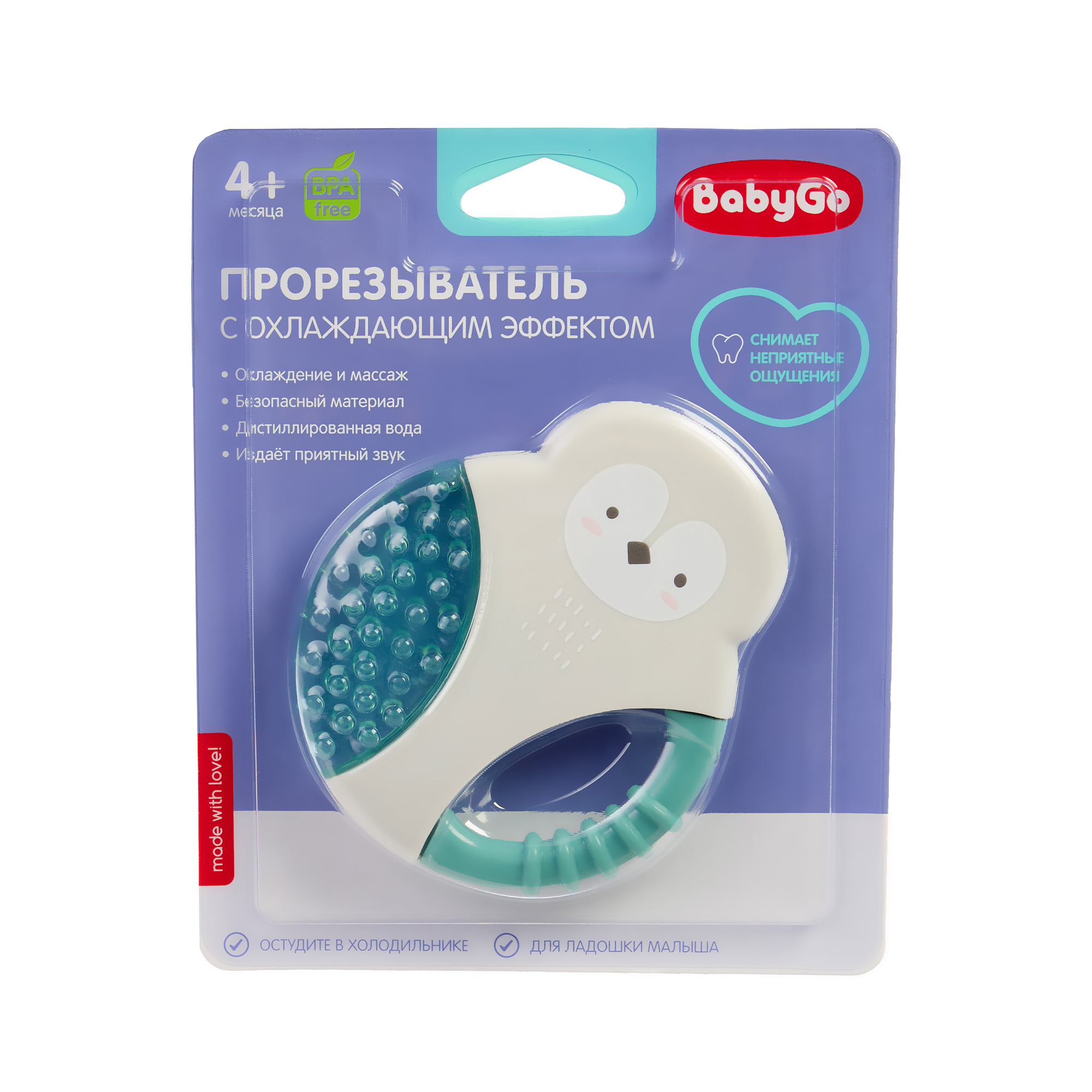 Прорезыватель BabyGo Птичка - фото 4