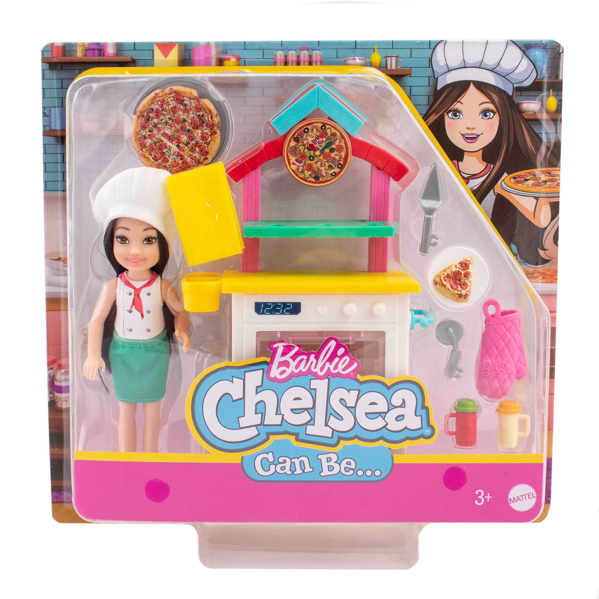 Кукла модельная Mattel Barbie Челси готовит пиццу GTR88(GTN63) - фото 1