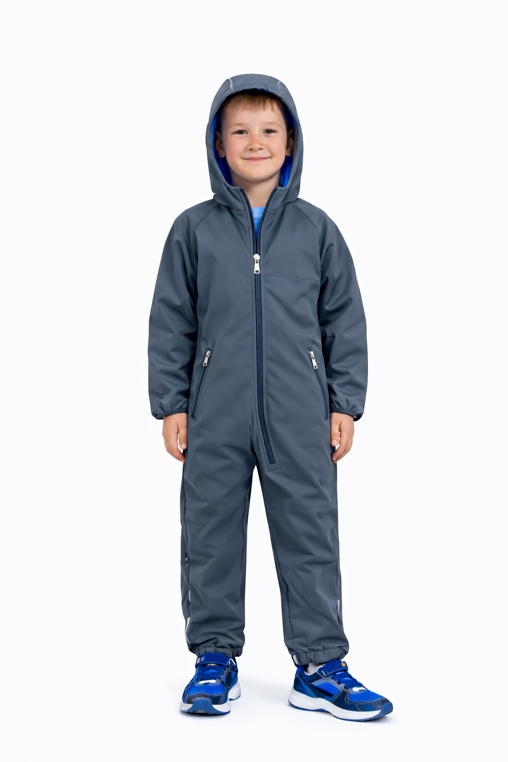 Комбинезон ILVES ILV-A-180/19_серый/синий - фото 1