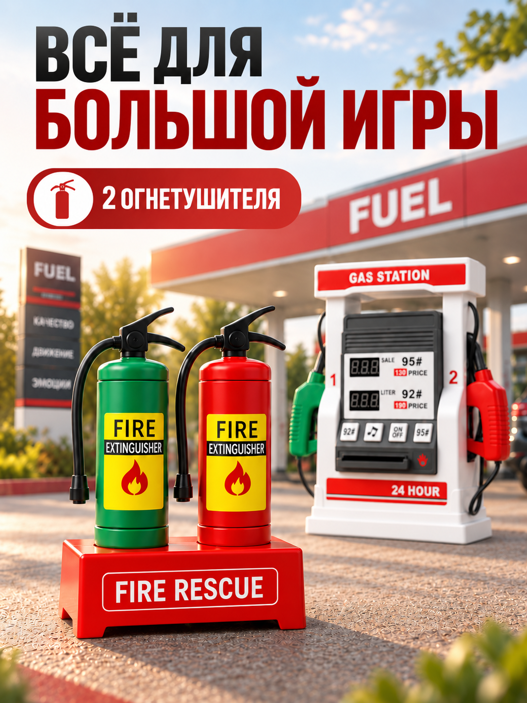 Заправка MiniMinds интерактивная НаборАвтозаправка - фото 11