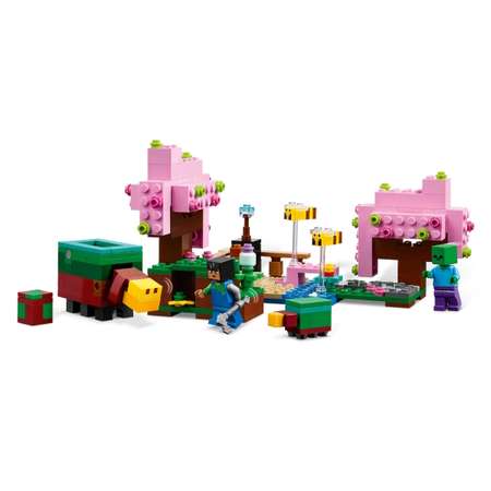 Конструктор LEGO Minecraft Вишневый цветущий сад блочный
