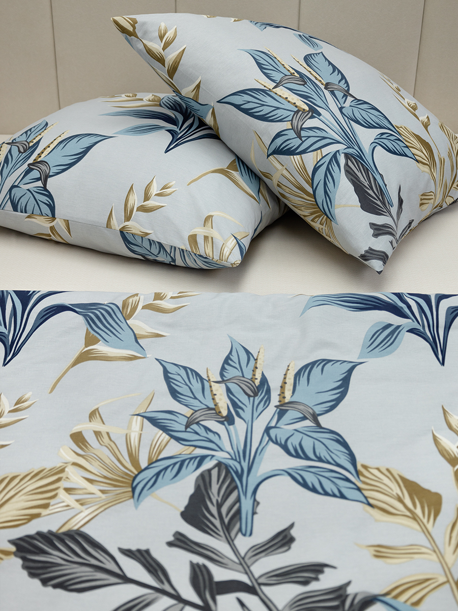 Комплект постельного белья для SNOFF Кариса сатин полутораспальный 4 предм. - фото 4