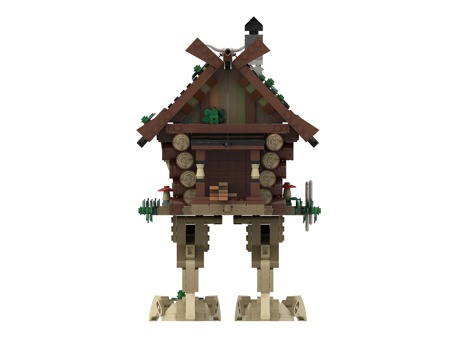 Конструктор brick labs Избушка Бабы-Яги 1295 дет. - фото 3