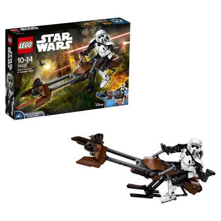 Конструктор LEGO Star Wars Штурмовик-разведчик на спидере блочный