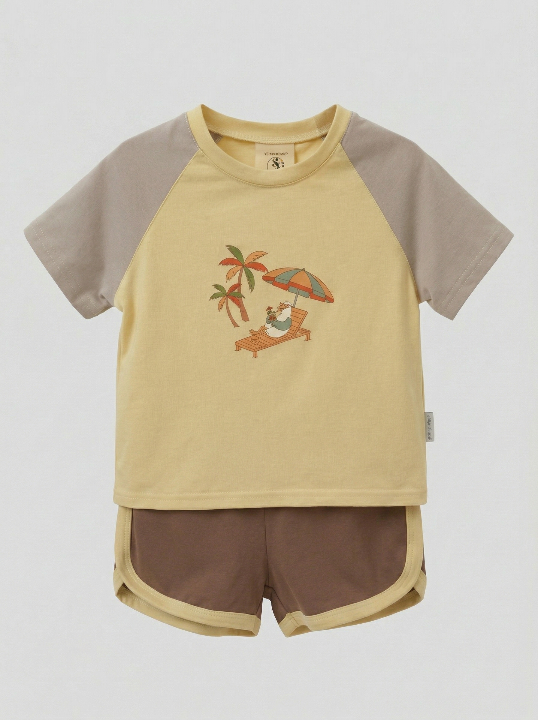 Костюм Супер Пупс кост/реглан/окант/желтый/чайка - фото 1