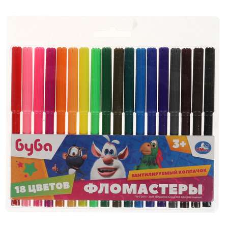 Фломастеры УМка 18 цв.