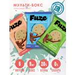 Протеиновое печенье без сахара FUZE Миндаль Арахис Кокос 9шт х 40г
