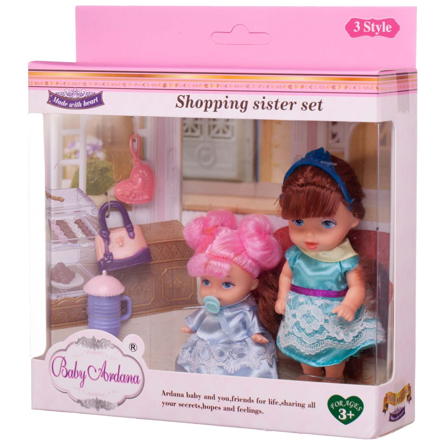 Кукла мини Abtoys A585/бирюзовое - фото 3