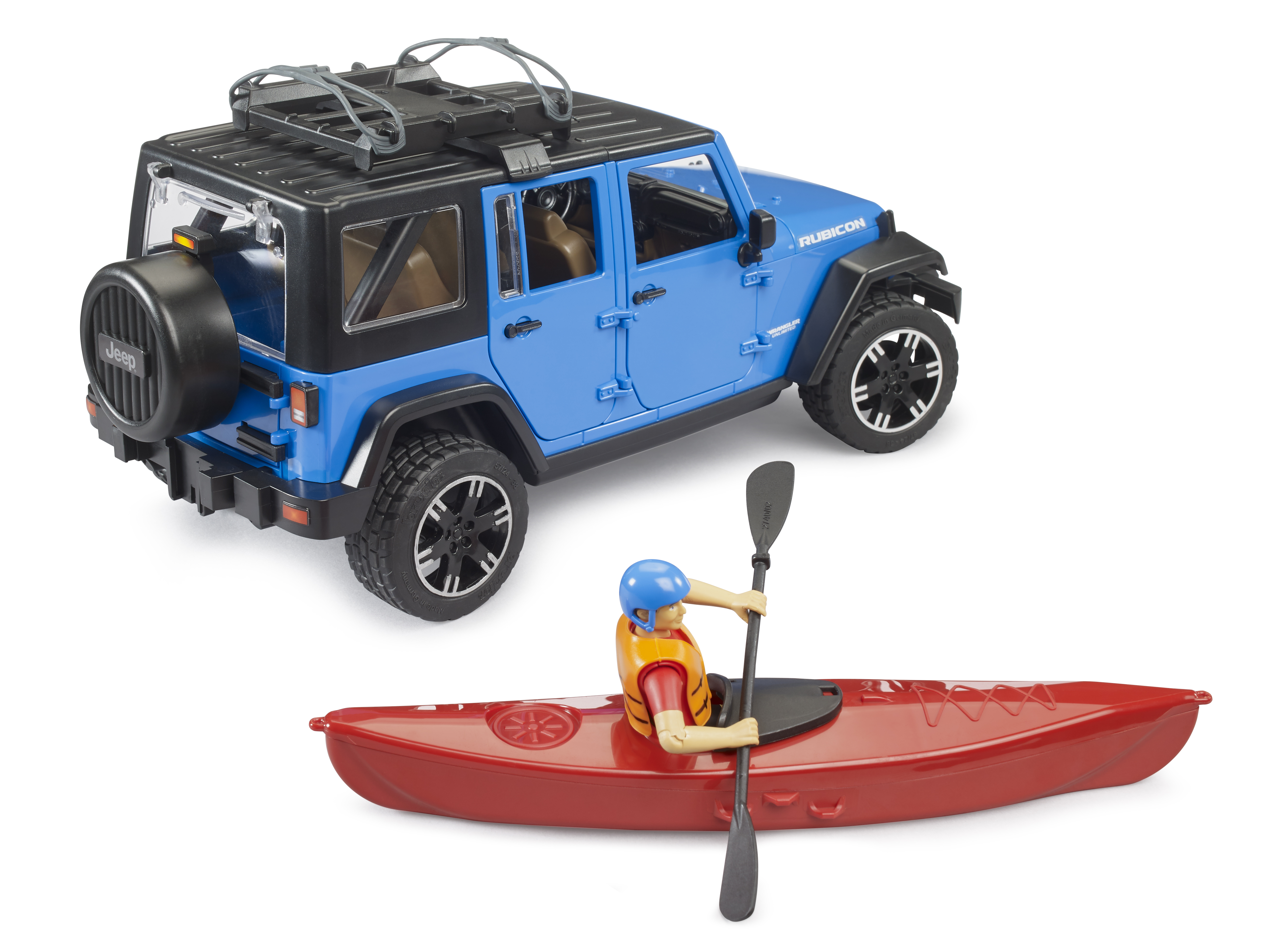 Внедорожник Bruder Jeep Wrangler Unlimited Rubicon 02-529 - фото 2
