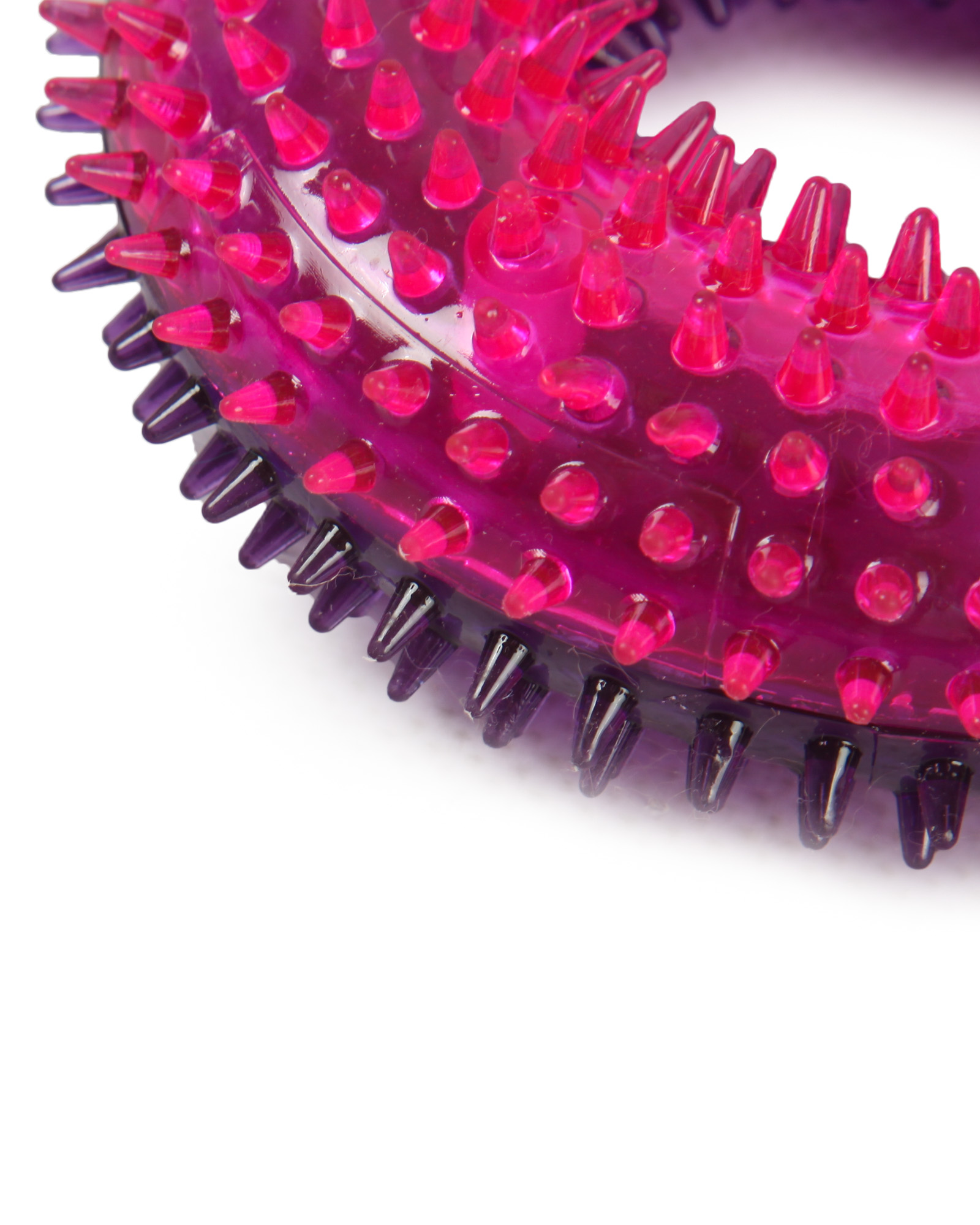 Игрушка для собак Barbaks Массажное кольцо с зубчиками пищит 12.5*4.3см ТПР в ассортименте - фото 11