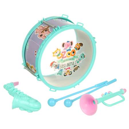 Игрушка музыкальная Veld Co барабаны, труба, саксофон