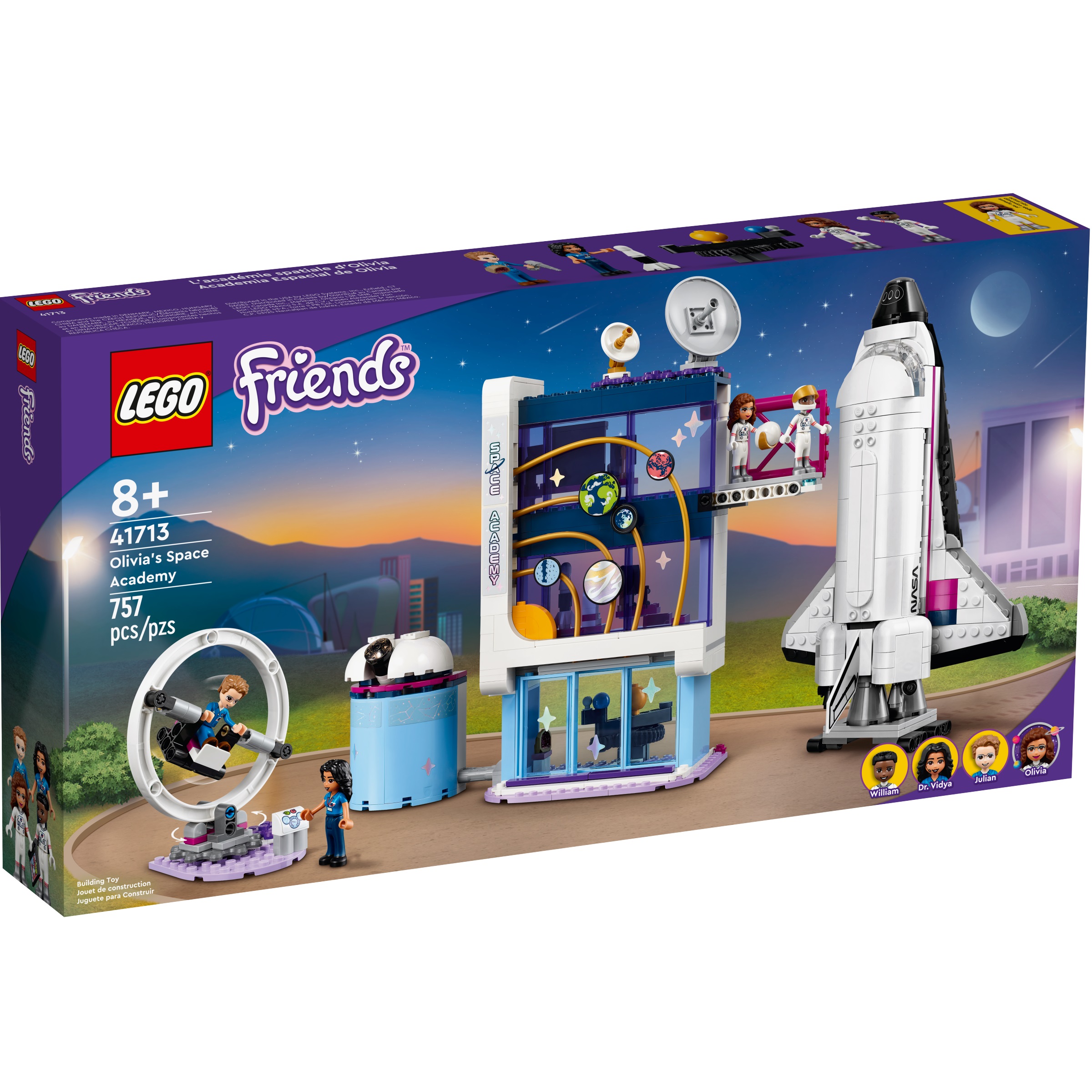 Конструктор LEGO Friends Космическая академия Оливии 757 дет. - фото 2