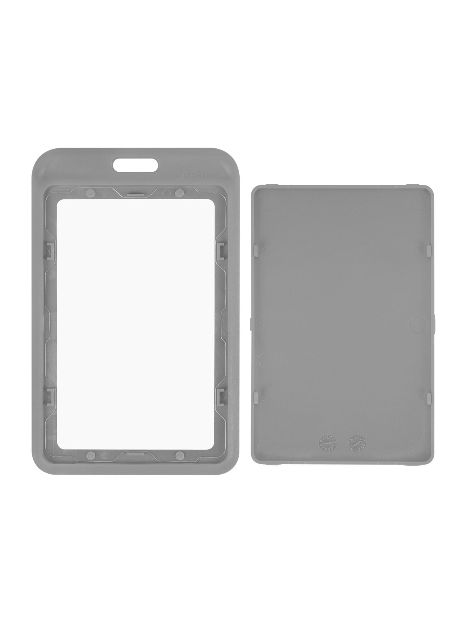 Бейдж Brauberg серый - фото 9