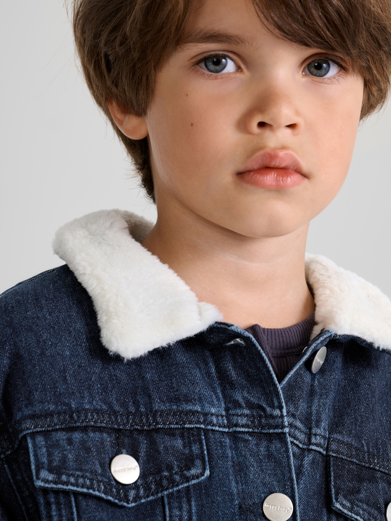 Куртка джинсовая Happy Baby 88565-1_dark blue - фото 6