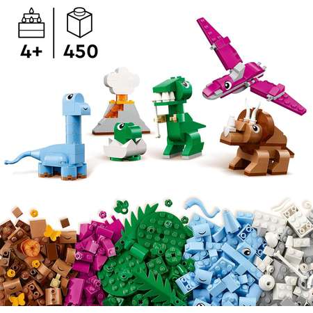 Конструктор LEGO Classic Творческие динозавры блочный