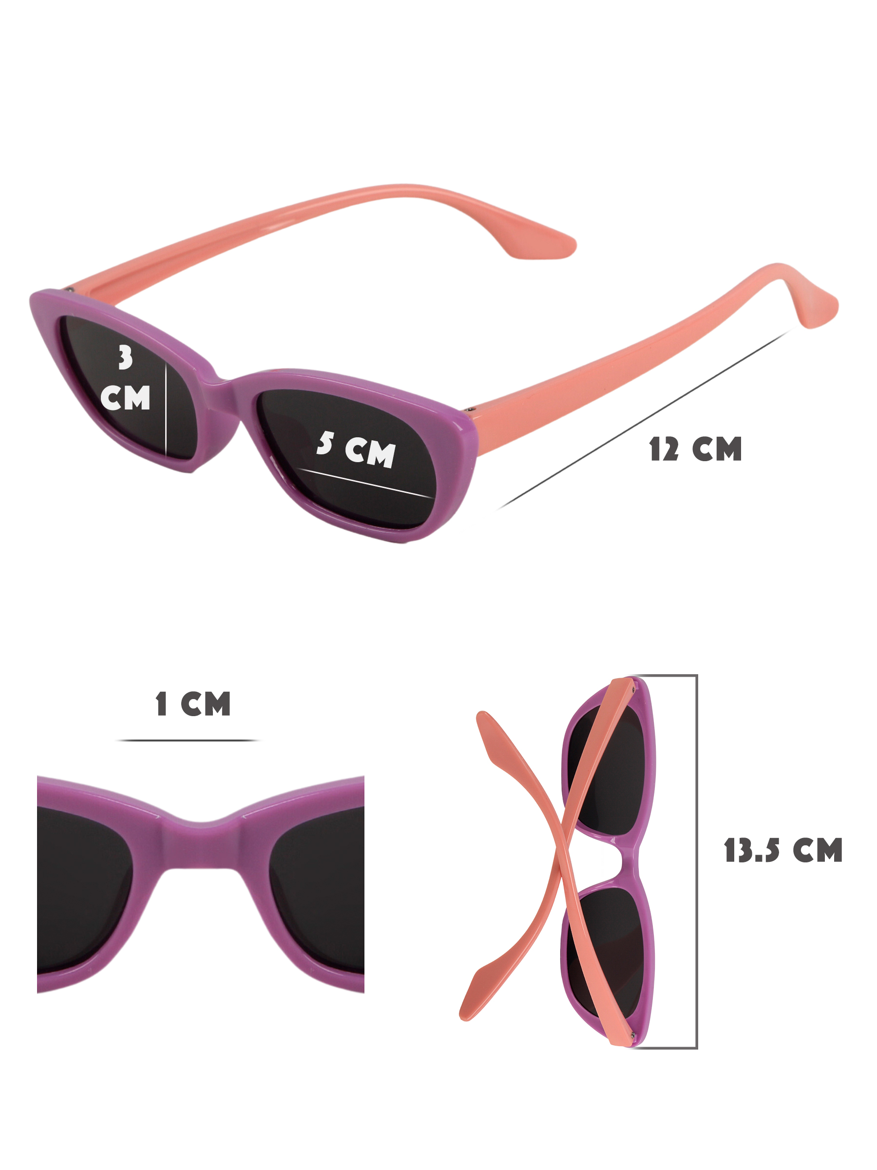 Очки солнцезащитные Little Mania JDT040-PURO - фото 5