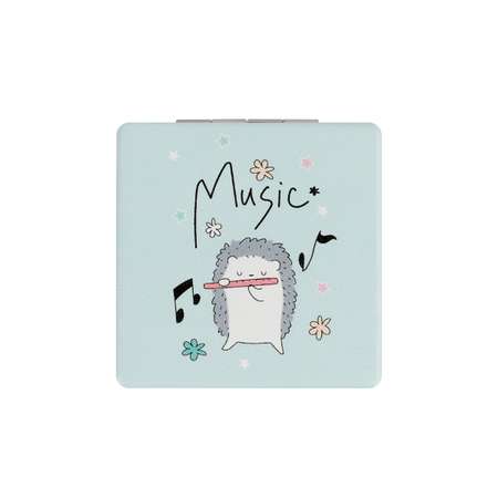 Зеркальце карманное Meshu складное Hedgehog music