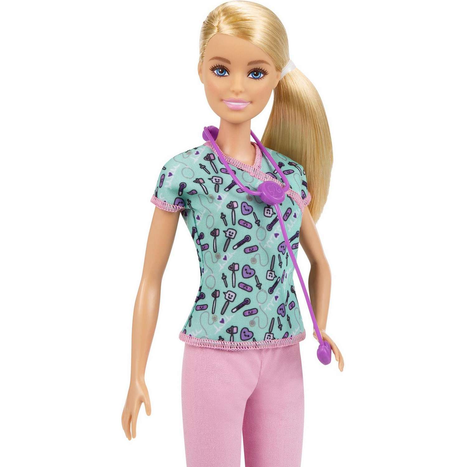 Кукла модельная Barbie Кем быть? Медсестра DVF50 - фото 7