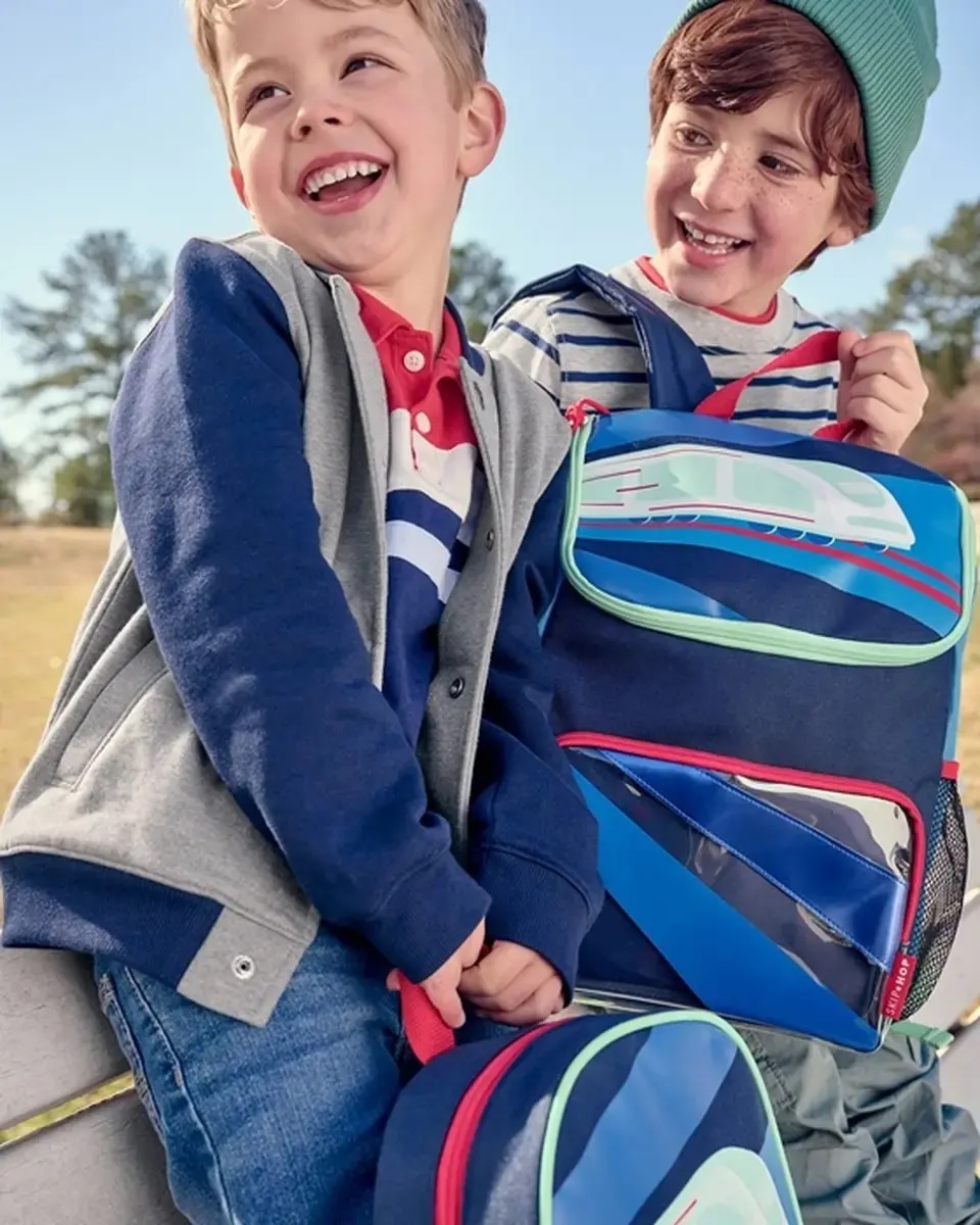 Рюкзак дошкольный Skip Hop детский большой Поезд - фото 4