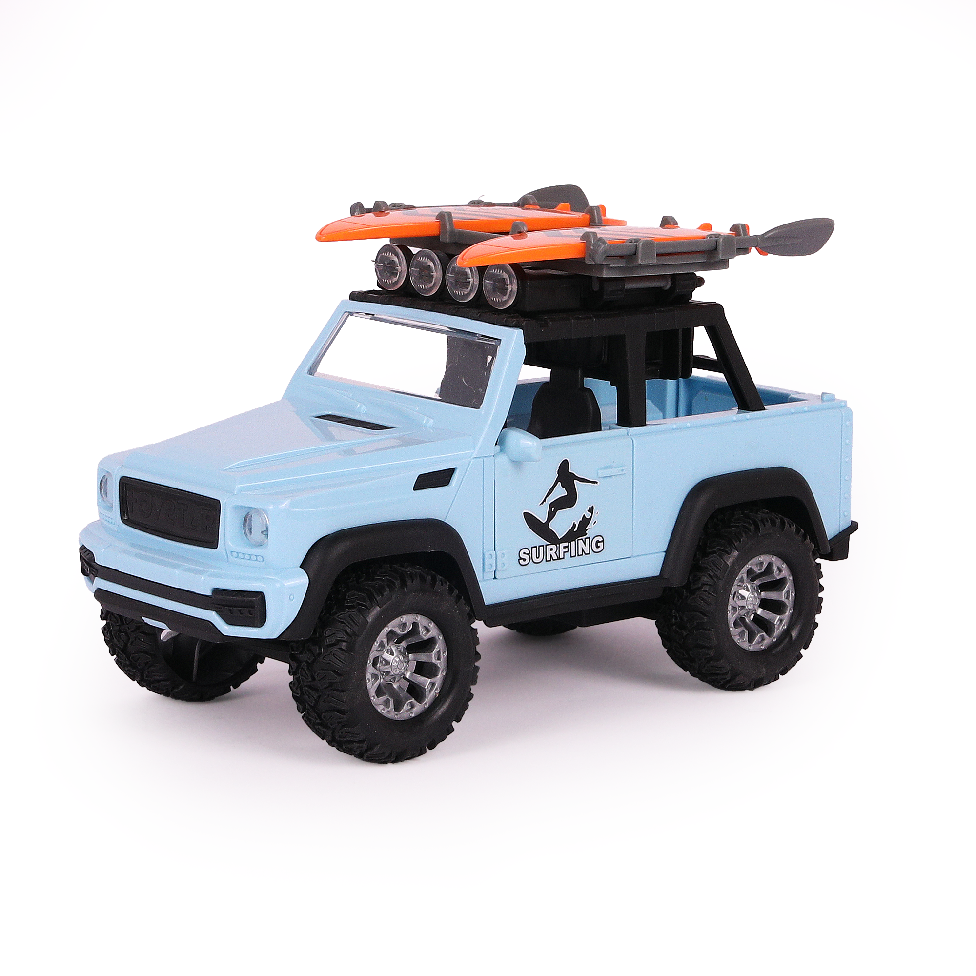 Автомобиль Kid Rocks внедорожник со светом и звуком 1:18 AB-2138 - фото 1