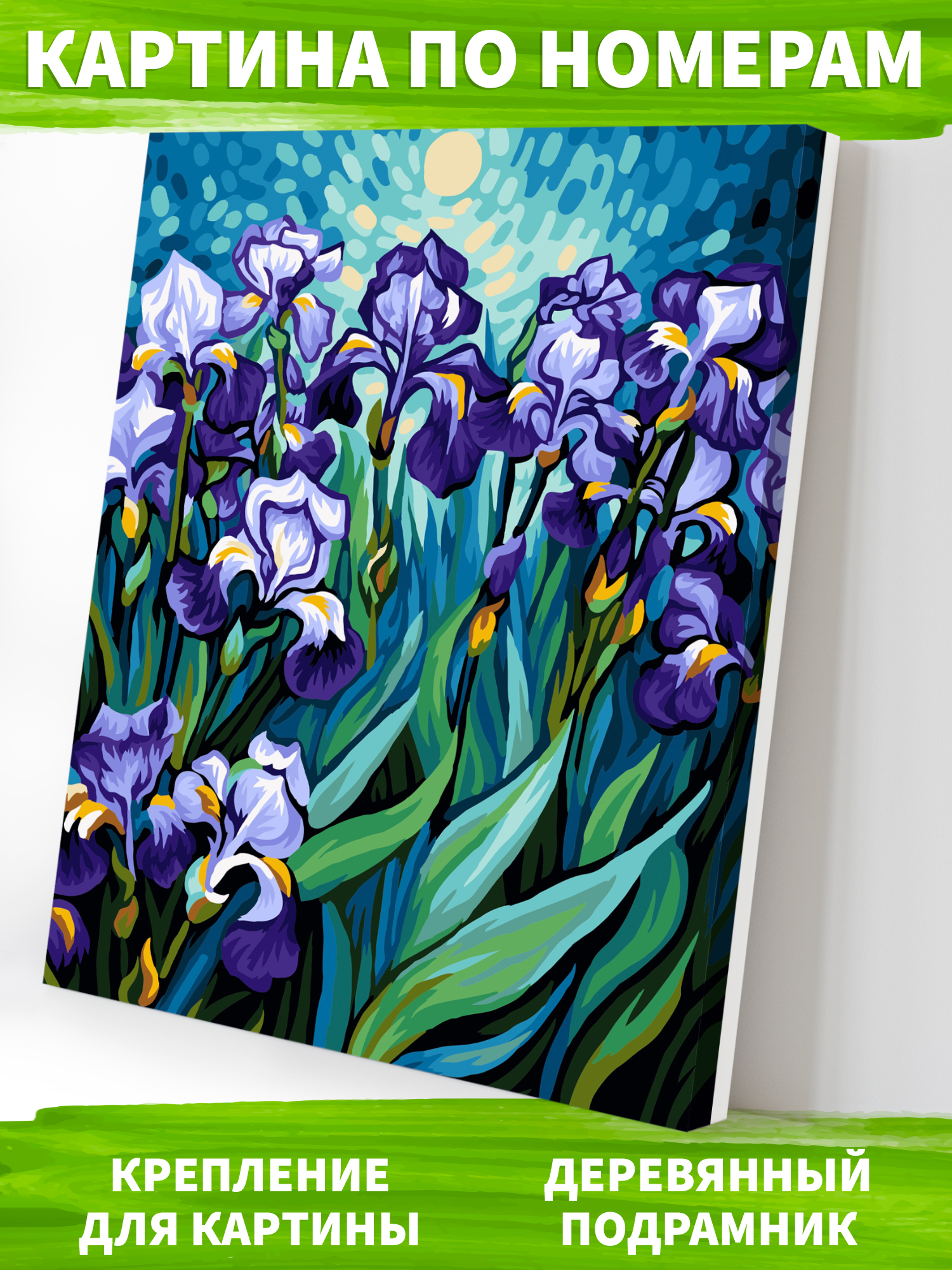 Картина по номерам Art on Canvas Ирисы в ассортименте - фото 1