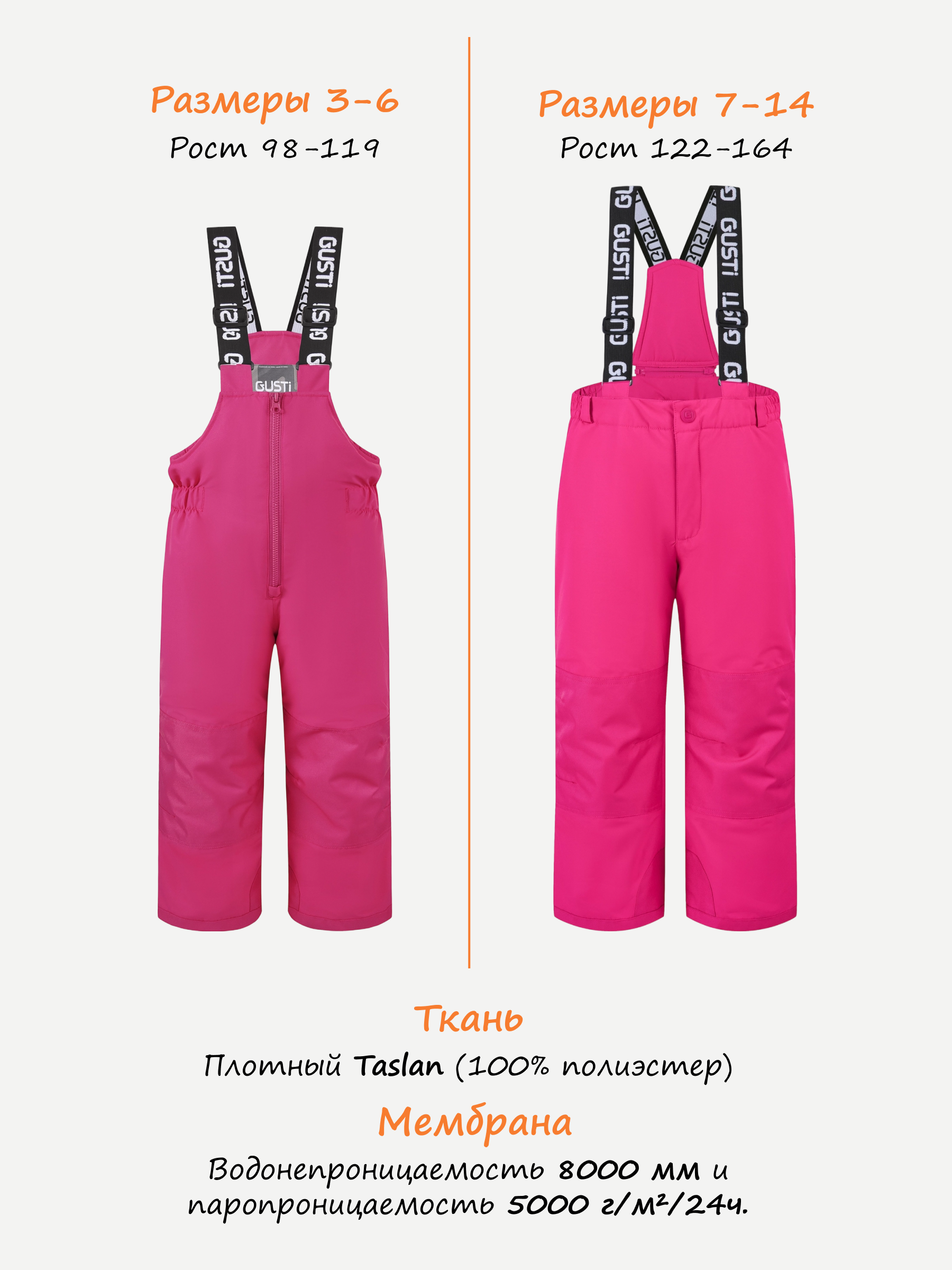 Комплект GUSTI GW5GS992-FUSCHIA - фото 5