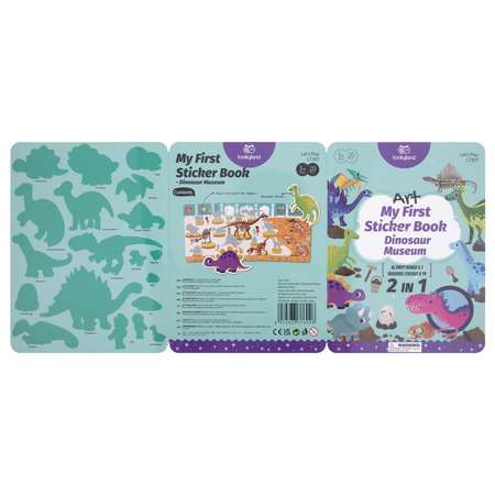 Многоразовые стикеры Динозавры Tookyland lT307