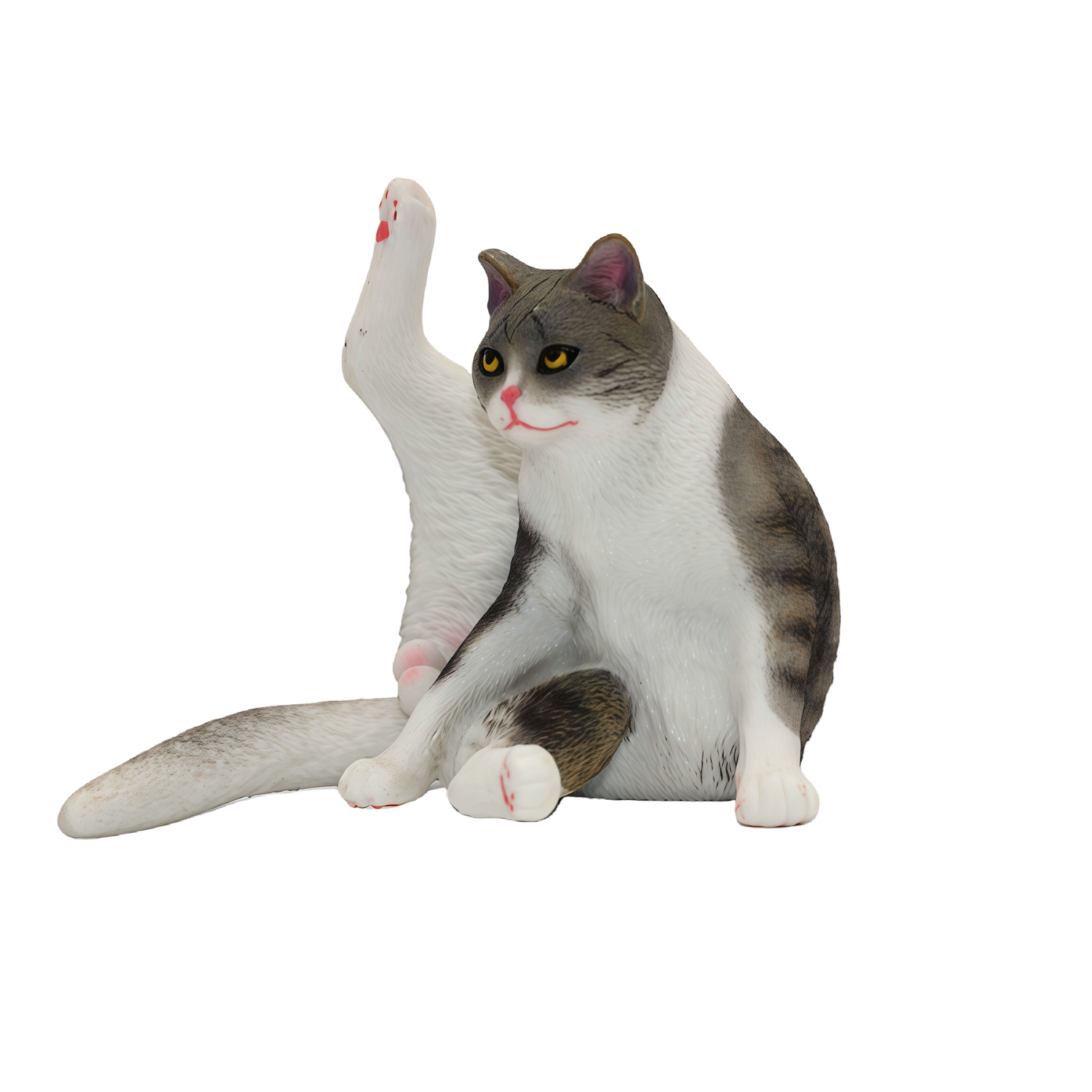 Фигурка Детское Время Кот (сидит с лапой вверх) - фото 1