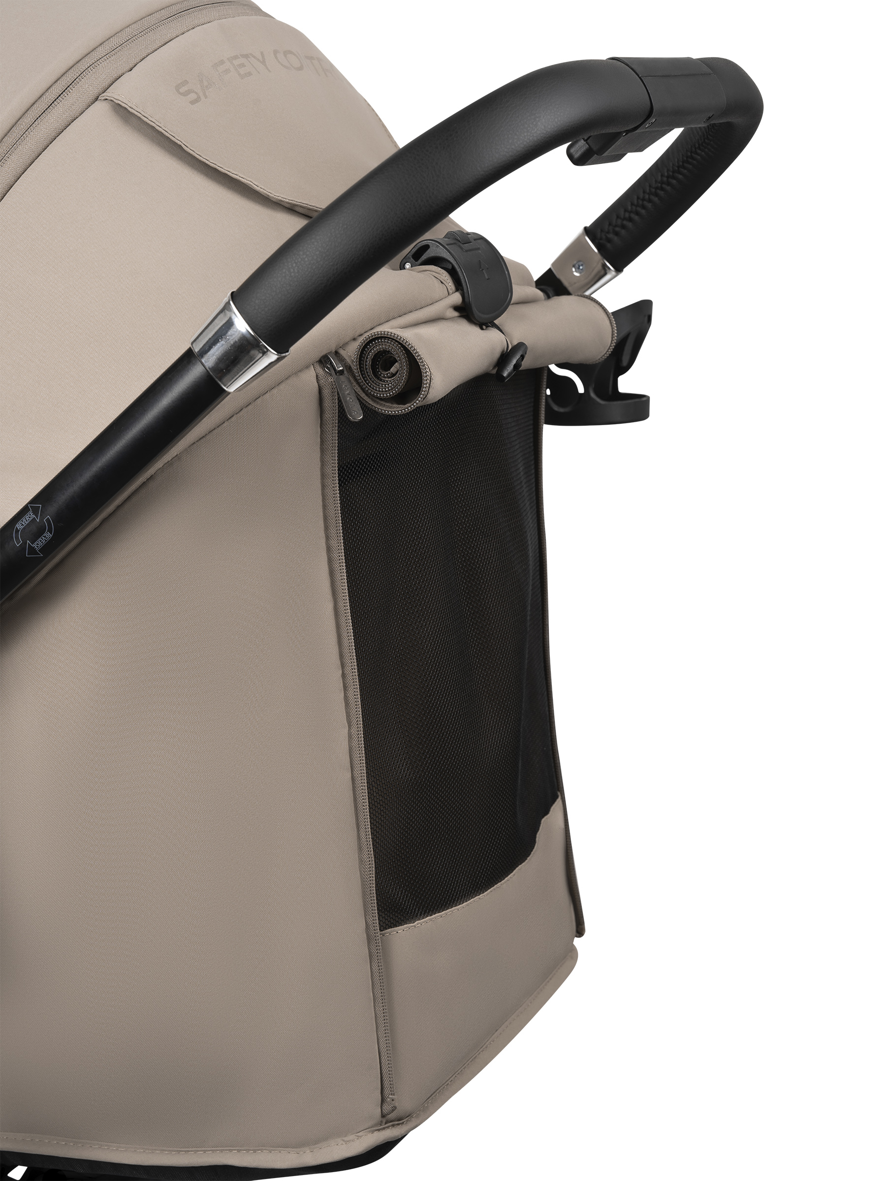 Коляска прогулочная JOVOLA Magma с перекидной ручкой бежевый - фото 44