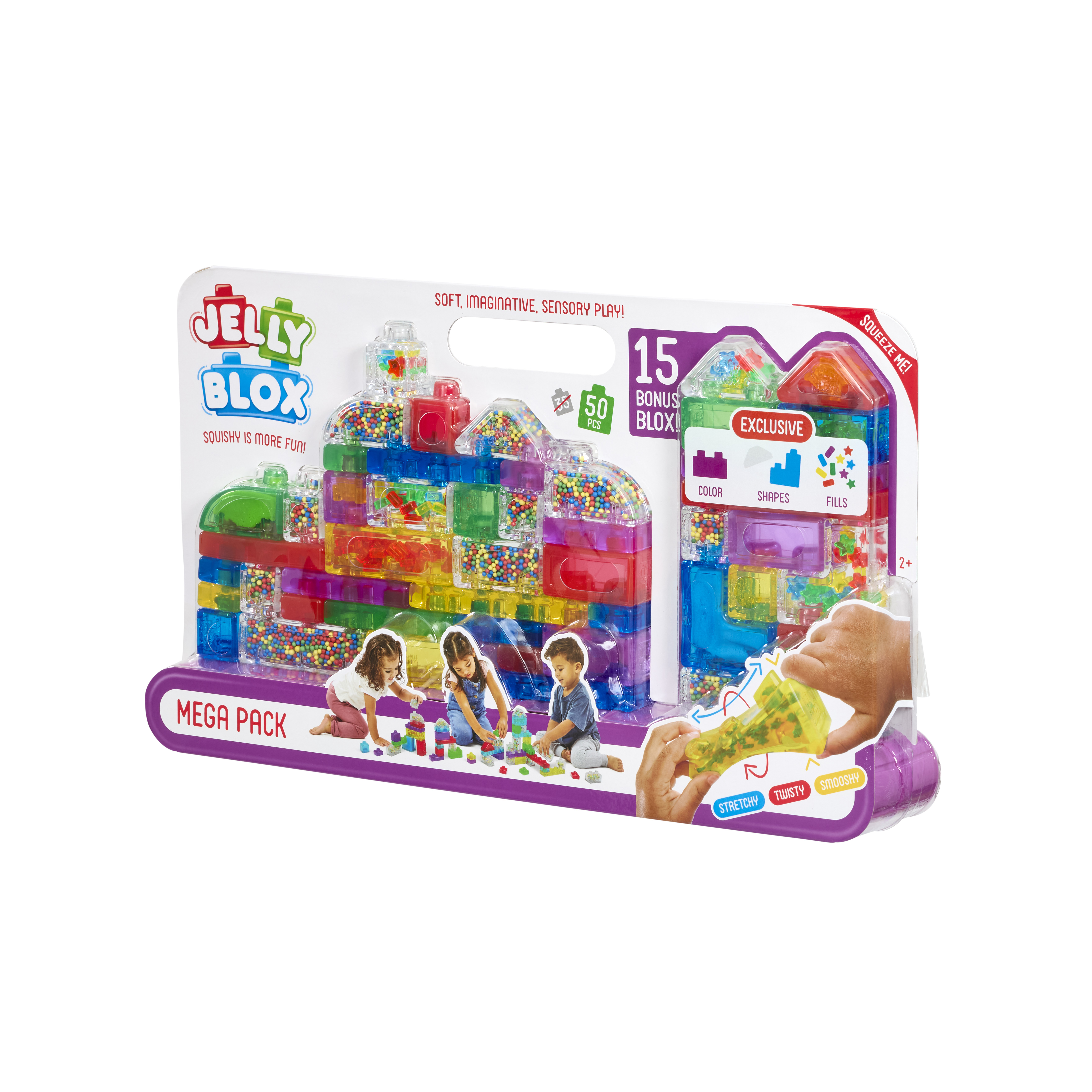 Конструктор Jelly Blox Мега-набор мягкий 50 дет. - фото 10