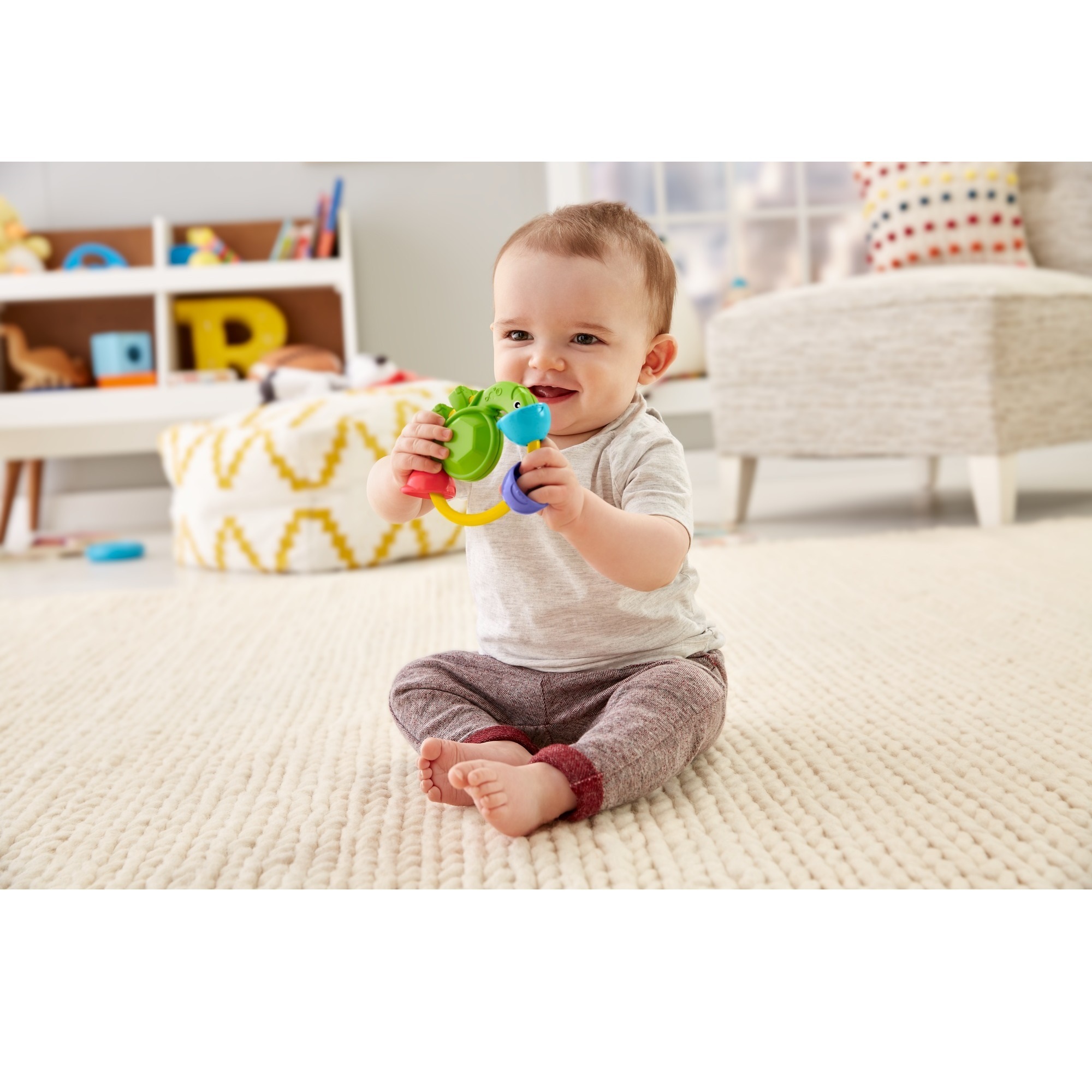 Игрушка Fisher Price погремушка в ассортименте - фото 25