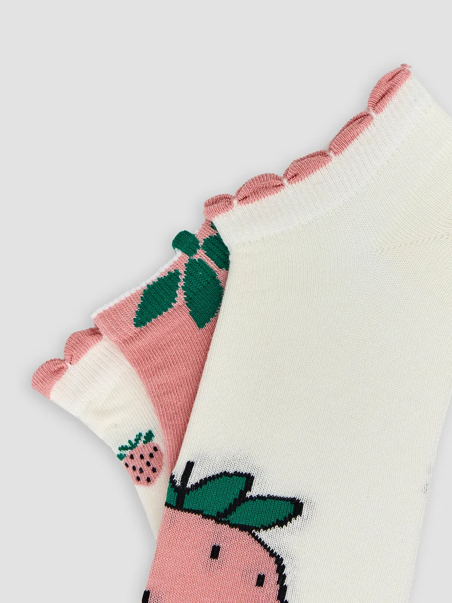 Носки 3 пары Mark Formelle (Марк Формэль) 406A-3203/молочный /сухая роза/ - фото 6