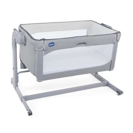 Детская кроватка Chicco прямоугольная, (серый)