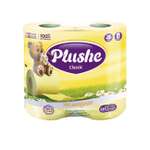 Туалетная бумага PLUSHE 4 шт.