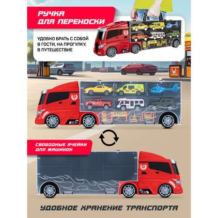 Автовоз AUTODRIVE с машинками