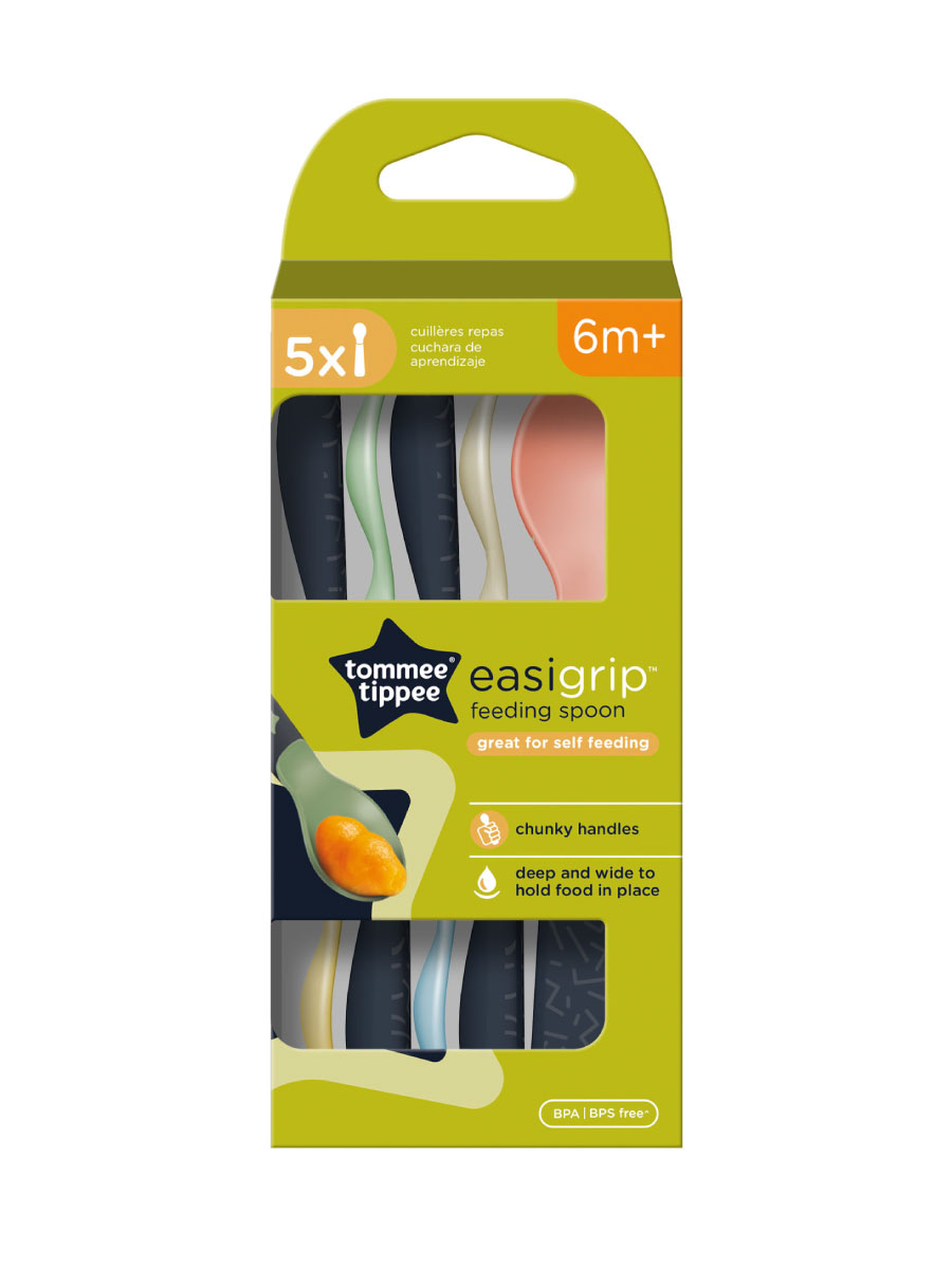 Ложки для самостоятельного прикорма Tommee tippee Easygrip 5 шт 6 мес + - фото 6