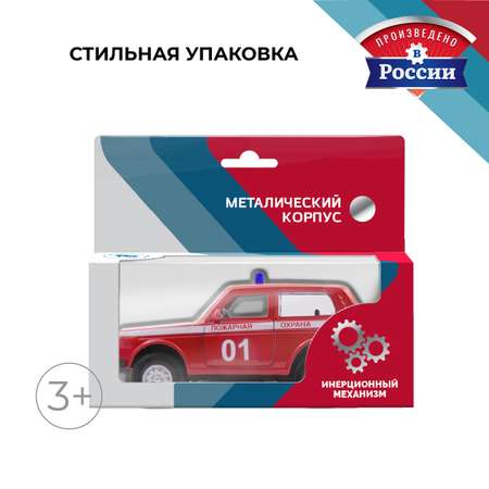 Пожарная машина . LADA LADA NIVA/ЛАДА НИВА 1:34 красный в ассортименте