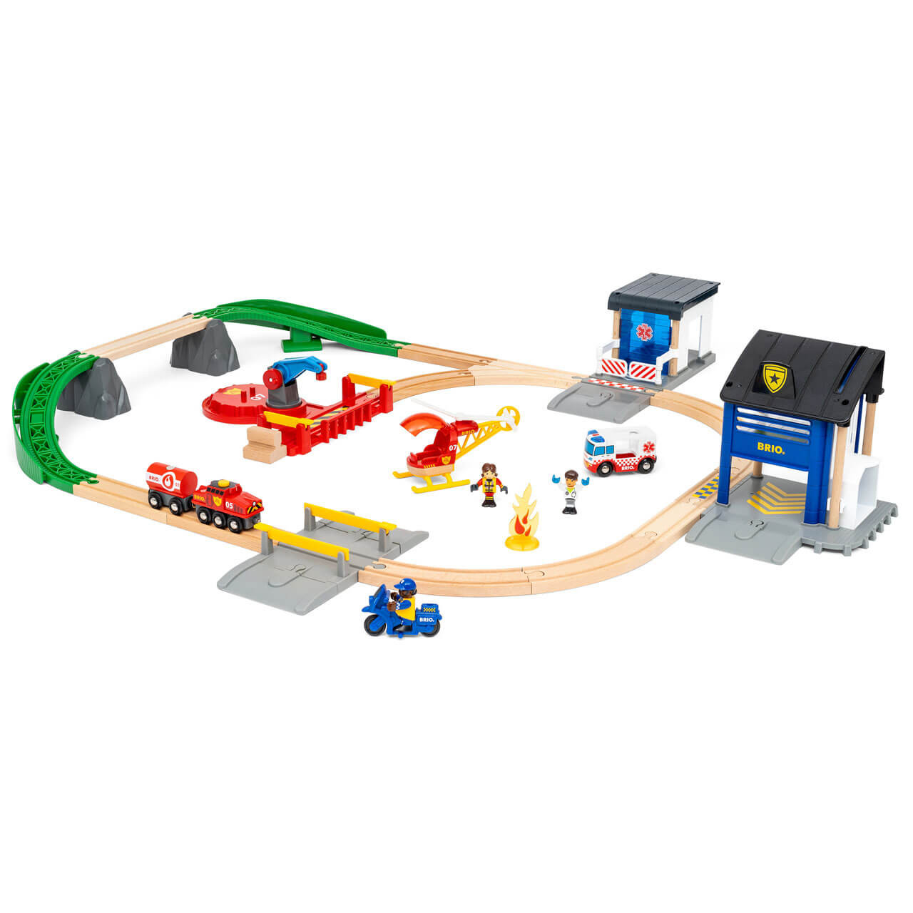 Набор железнодорожный Brio 104 см 36025 - фото 7