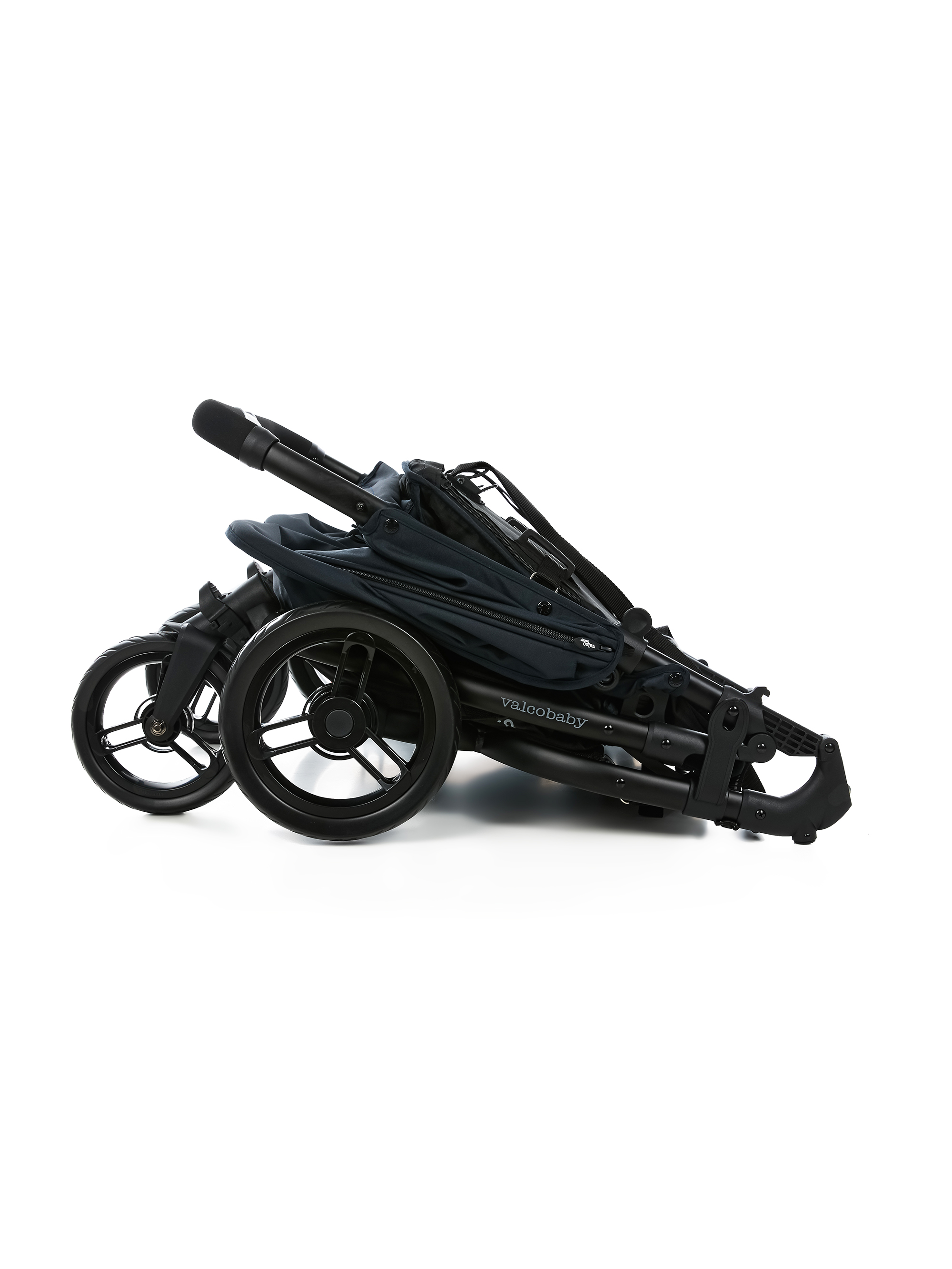 Коляска прогулочная для двойни Valco baby Snap Duo Flatt Matt синий - фото 19