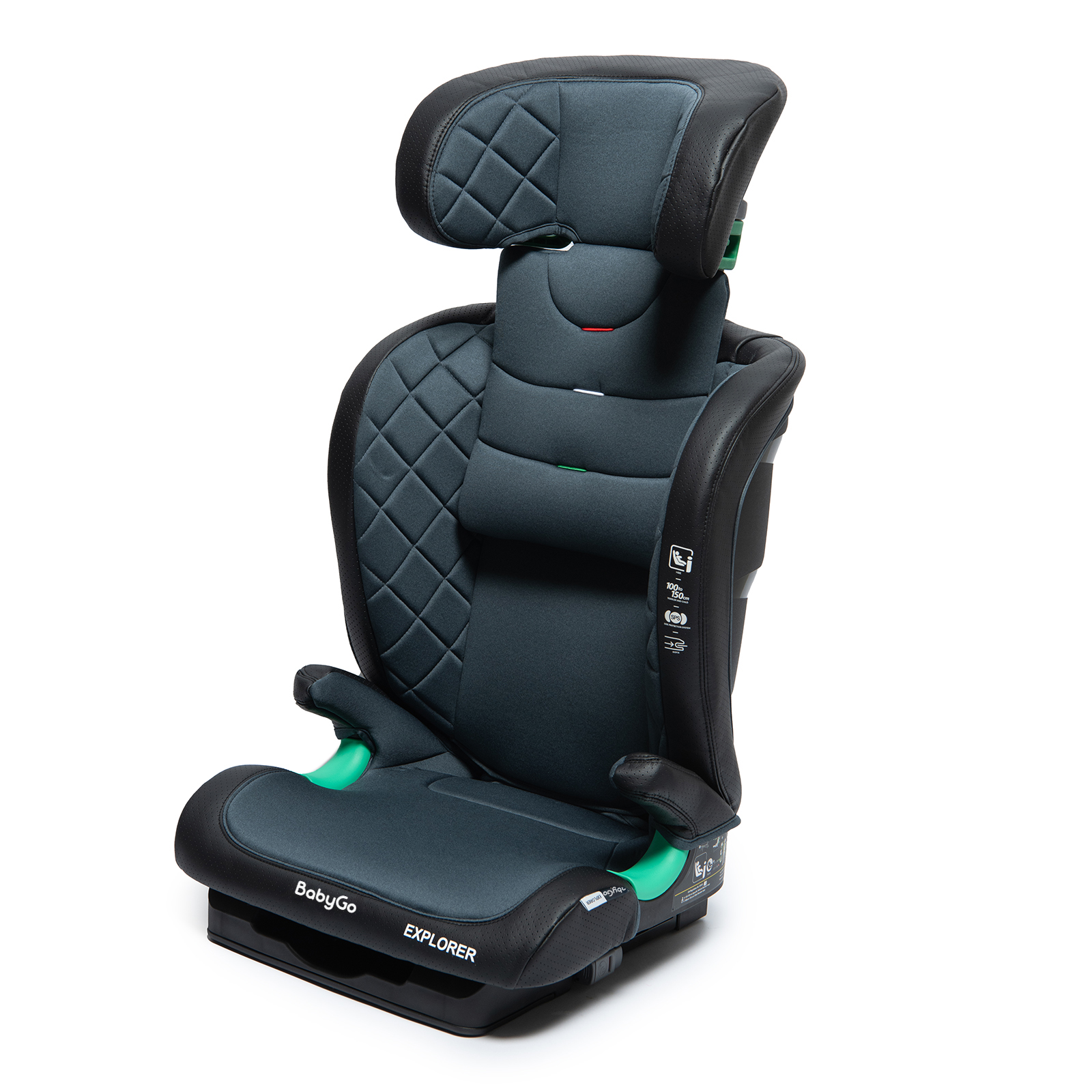 Автокресло BabyGo Explorer New Isofix 2/3 (15-36 кг) черный - фото 12