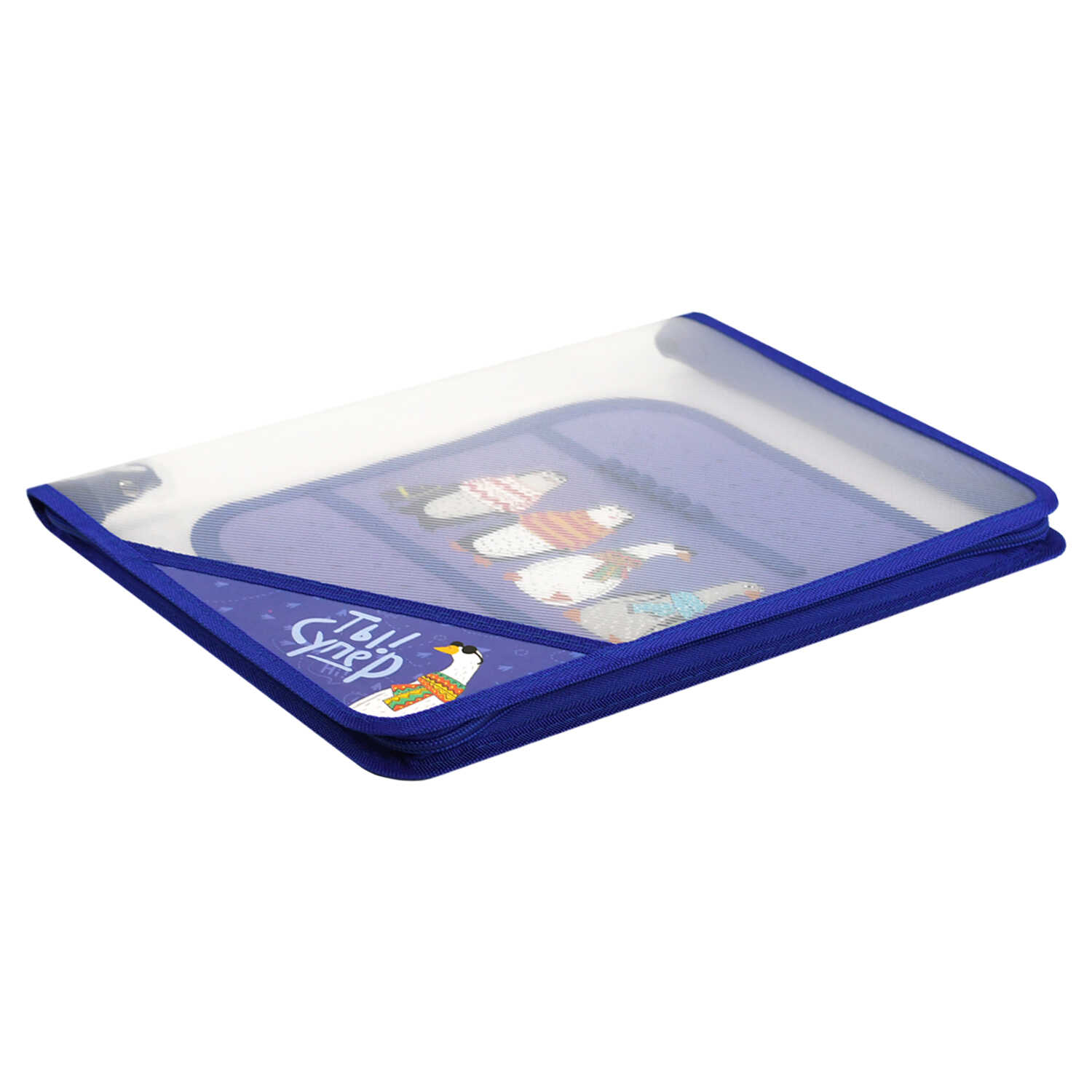 Папка для тетрадей Феникс + Пингвины и гуси А4 - фото 4